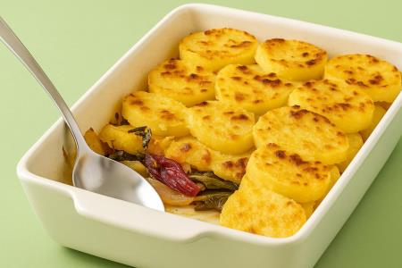 Bratkartoffeln mit Polenta